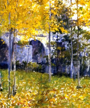 The Bridge at Grez by Robert Vonnoh Oil Painting
