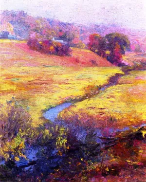 The Brook by Robert Vonnoh Oil Painting
