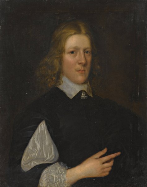 Main Product Photo of Portrait of Thomas Papillon of Papillon Hall And Acrise, Kent Painting by Robert Walker