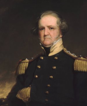 General Winfield Scott by Robert Walter Weir Oil Painting