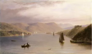 Hudson River, Looking South from West Point Oil painting by Robert Walter Weir