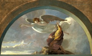 Moses Viewing the Promised Land by Robert Walter Weir Oil Painting