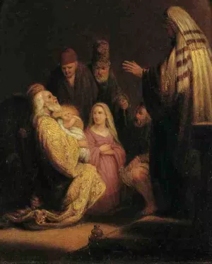 The Blessing by Robert Walter Weir Oil Painting