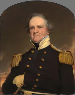 Winfield Scott by Robert Walter Weir Oil Painting