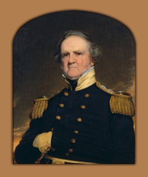 Winfield Scott by Robert Walter Weir Oil Painting