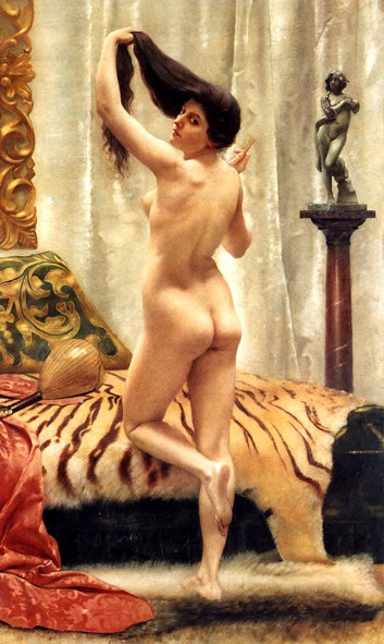 Main Product Photo of Before a Mirror Painting by Robert Wiedeman Barrett Browning