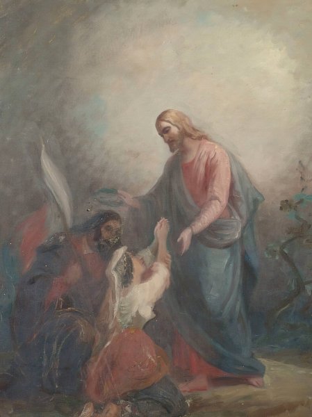 Garibaldi Leads Italy To The Blessing Of Christ by Robert Wilhelm Ekman - Hand-Painted Oil Painting Reproduction