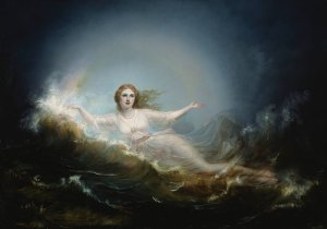 Ilmatar by Robert Wilhelm Ekman Oil Painting