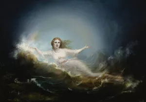 Ilmatar by Robert Wilhelm Ekman Oil Painting