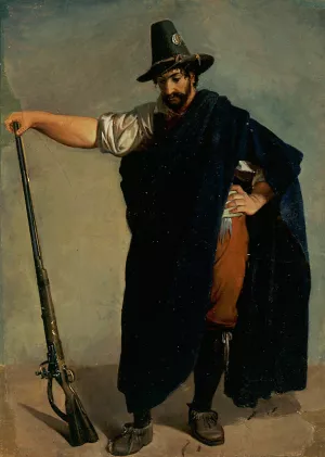 Italian Robber by Robert Wilhelm Ekman Oil Painting