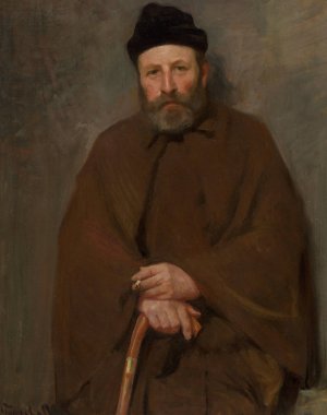 Portrait of Arthur Joseph Heseltine by Robert William Vonnoh Oil Painting