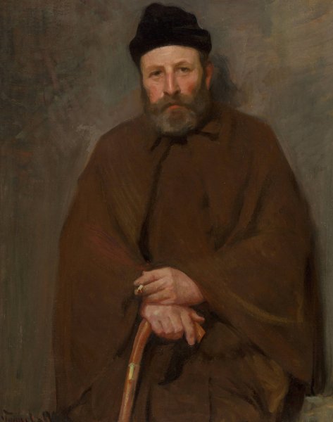 Portrait of Arthur Joseph Heseltine by Robert William Vonnoh - Hand-Painted Oil Painting Reproduction