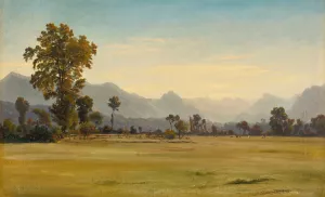 Blick Von SchOnbuhl Auf Den Vitznauerstock by Robert Zund Oil Painting