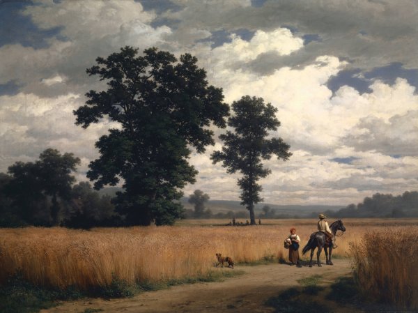 Main Product Photo of Grain Harvest Painting by Robert Zund