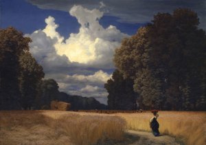 The Harvest by Robert Zund Oil Painting