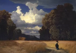 The Harvest by Robert Zund Oil Painting