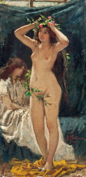 Flora by Roberto Fontana Oil Painting