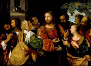 Christ and the Women of Canaan by Rocco Marconi Oil Painting
