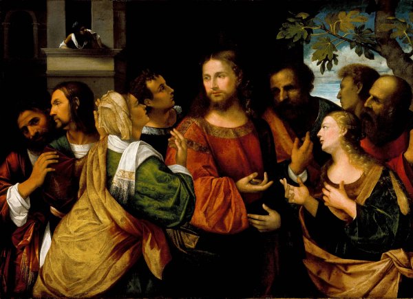 Christ and the Women of Canaan  by Rocco Marconi - Hand-Painted Oil Painting Reproduction