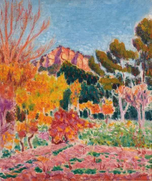 Landscape, Cassis Oil painting by Roderic O'Conor