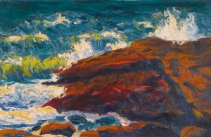 Seascape by Roderic O'Conor Oil Painting