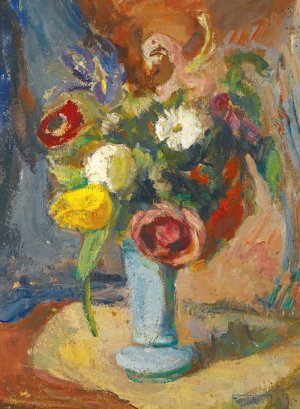 Vase Of Flowers by Roderic O'Conor Oil Painting