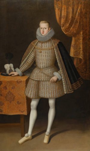 Portrait Of Philip IV Of Spain by Rodrigo De Villandrando Oil Painting