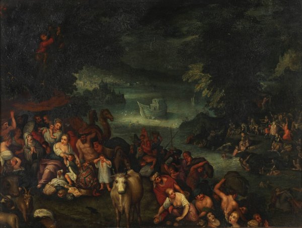 Le Deluge by Roelant Savery - Hand-Painted Oil Painting Reproduction