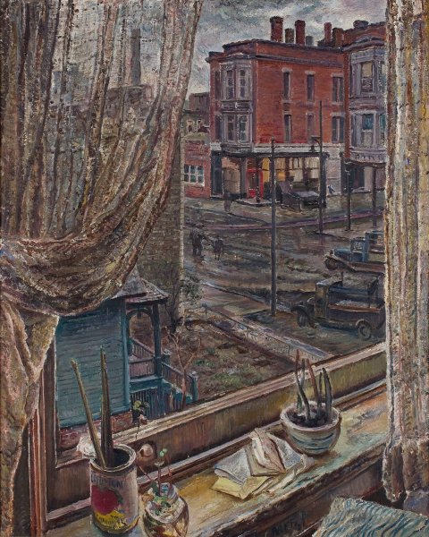 Cable Court  by Roff Beman - Hand-Painted Oil Painting Reproduction