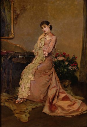 Spanish Beauty by Rogelio De Egusquiza Oil Painting