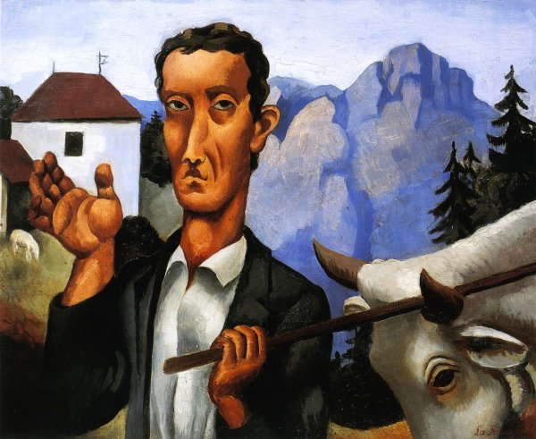 Main Product Photo of A Herdsman Painting by Roger De La Fresnaye