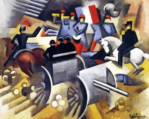 Artillery Oil painting by Roger De La Fresnaye