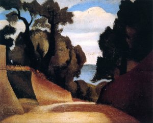 Entrance to the La Fresnaye Villa in Grasse by Roger De La Fresnaye Oil Painting