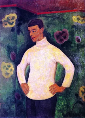 Gampert in a Jersey by Roger De La Fresnaye - Oil Painting Reproduction