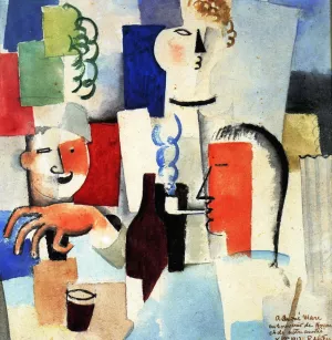 La Madelon Oil painting by Roger De La Fresnaye