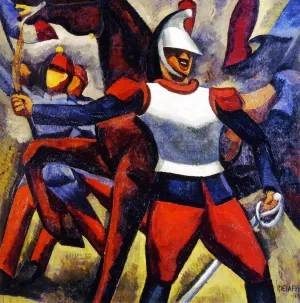 Le Cuirassier by Roger De La Fresnaye - Oil Painting Reproduction