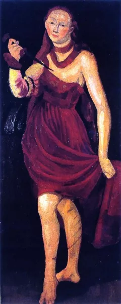 Lucrecia After Cranach Oil painting by Roger De La Fresnaye