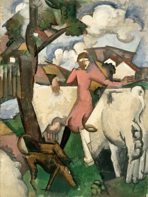 Marie Ressort by Roger De La Fresnaye Oil Painting
