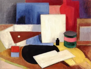 Nature Morte a l'Equerre by Roger De La Fresnaye - Oil Painting Reproduction