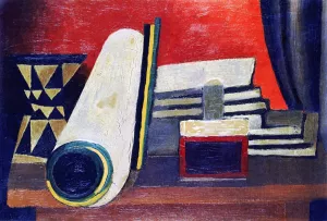 Nature Morte au Diabolo painting by Roger De La Fresnaye