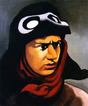 Portrait of Guynemer by Roger De La Fresnaye Oil Painting