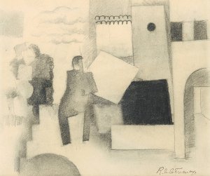 Sans Titre by Roger De La Fresnaye Oil Painting