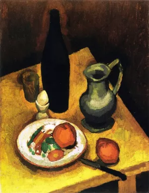 Still Life with Egg Cup by Roger De La Fresnaye - Oil Painting Reproduction