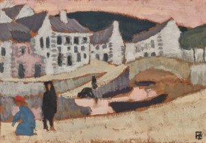 The Canal, Brittany Landscape by Roger De La Fresnaye Oil Painting