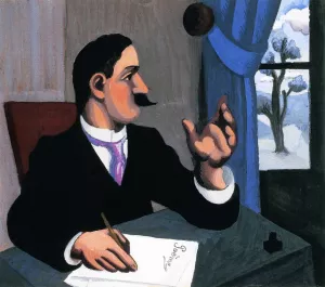 The Poet Oil painting by Roger De La Fresnaye