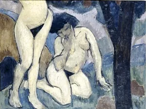 The Two Nudes in a Landscape painting by Roger De La Fresnaye