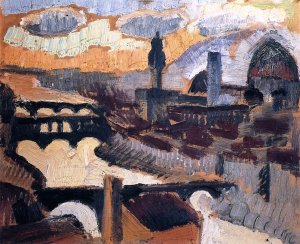 View of Florence Oil painting by Roger De La Fresnaye