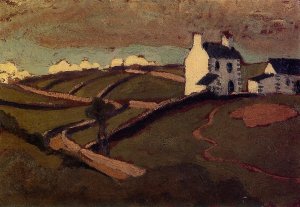 White House at Audierne by Roger De La Fresnaye Oil Painting