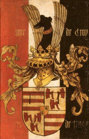 Coat of Arms of the Family de Croy by Rogier Van Der Weyden Oil Painting