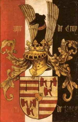 Coat of Arms of the Family de Croy by Rogier Van Der Weyden Oil Painting